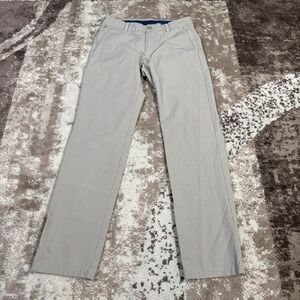 Vineyard Vines Performance On The Go Pants Mens 28x30 Gray Stretch Outdoor